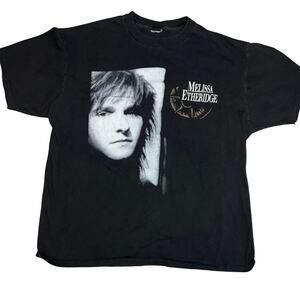 VTG 80s Melissa Etheridge Brave And Crazy graphic band  T-Shirt Rock Concert